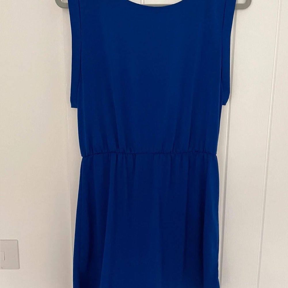 H&M Blue Sleeveless Dress